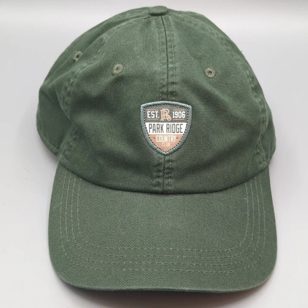 Park Ridge Country Club Golf Hat Cap Green Ahead Extreme Fit Strapback